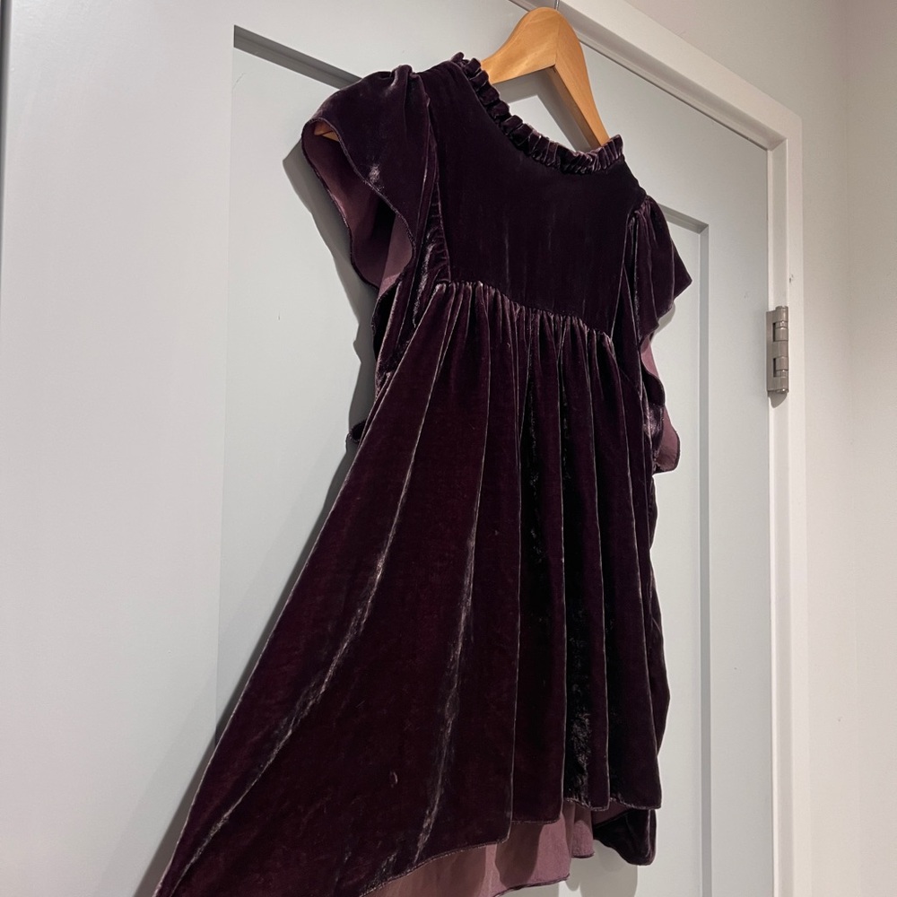 Ulla Johnson Velvet Women’s Top in Deep Purple